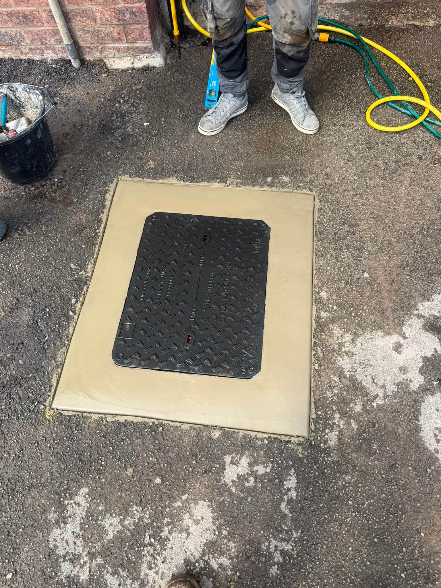 Cracked Manhole Cover & Frame Replacement — Sheffield