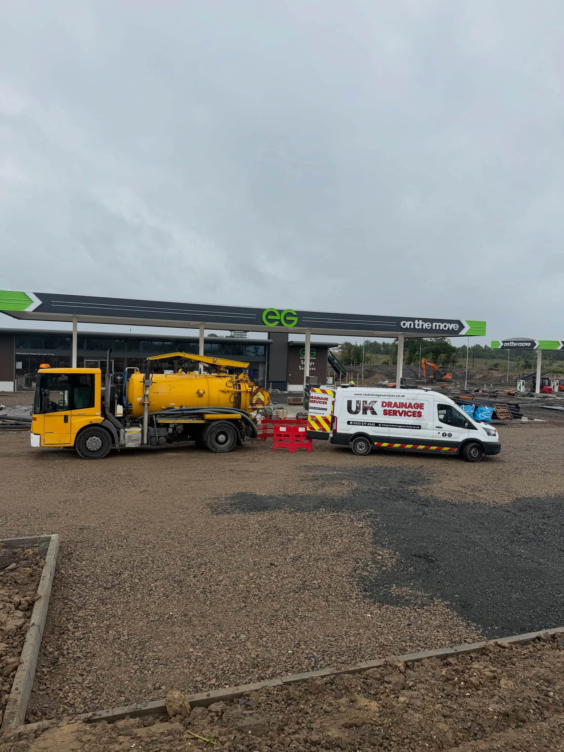 Full Site Jet Clean & CCTV — Stepps Services, Scotland