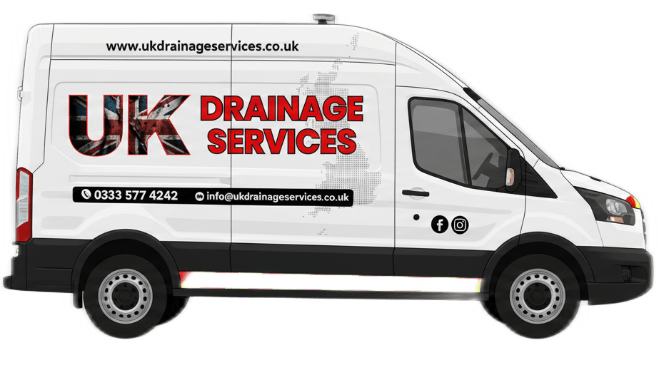 UK Drainage Services transit van